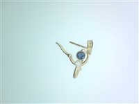 Ohrringe Ititoli Dame Sole Cuore Amore in Gelbgold Zaffiro 0.64 Ct OR2184#GLZ - OR2184#GLZ